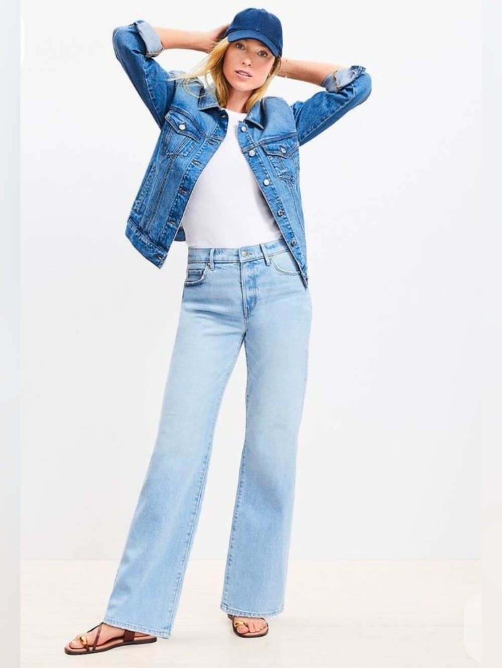 ❤️ ANN TAYLOR LOFT MID-RISE RELAXED STRAIGHT LEG JEANS, 4 (27)